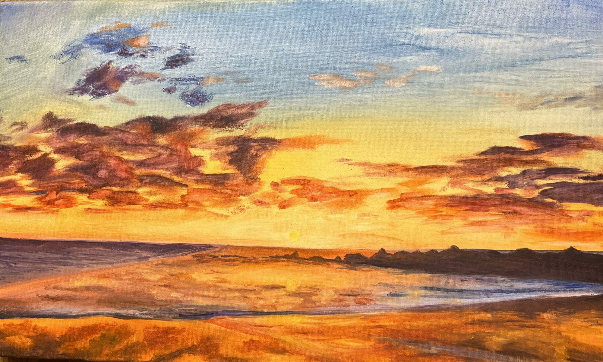 Sonnenuntergang am Meer